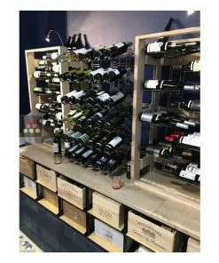 VISIORACK Support mural chromé pour 48 bouteilles de 75cl - Bouteilles inclinées 9 VISIORACK Support mural chromé pour 48 bouteilles de 75cl - Bouteilles inclinées -VISIORACK - magasin 2504 22500 800 600