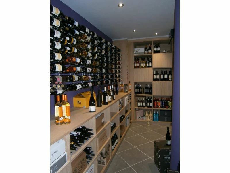 VISIORACK Support mural de 4 bouteilles de taille Magnum - Bouteilles horizontales 7 VISIORACK Support mural de 4 bouteilles de taille Magnum - Bouteilles horizontales – Image 5