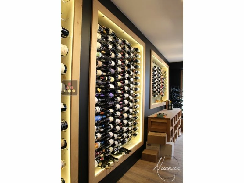 VISIORACK Support mural chromé pour 36 bouteilles de 75cl - Bouteilles horizontales 6 VISIORACK Support mural chromé pour 36 bouteilles de 75cl - Bouteilles horizontales – Image 4