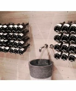 VISIORACK Mur de 7 Supports mural chromés de 336 bouteilles de 75cl en position inclinée et horizontale 11 VISIORACK Mur de 7 Supports mural chromés de 336 bouteilles de 75cl en position inclinée et horizontale -VISIORACK - magasin 2658 22437 800 600