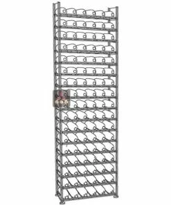 L'ATELIER du VIN Rangement modulaire métallique pour 102 bouteilles