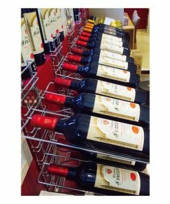 VISIORACK Support mural chromé pour 36 bouteilles de 75cl - Bouteilles inclinées 10 VISIORACK Support mural chromé pour 36 bouteilles de 75cl - Bouteilles inclinées -VISIORACK - magasin 3088 22498 800 600