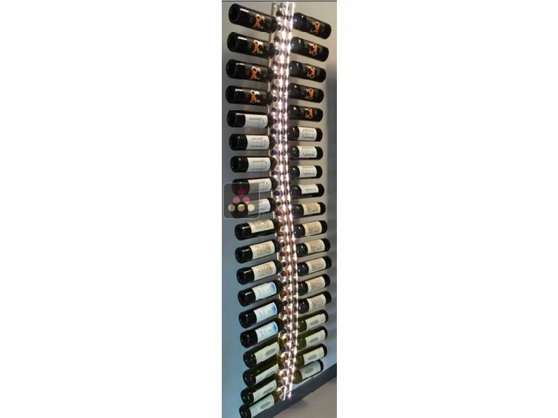 SOBRIO Support mural en plexiglas transparent pour 38 bouteilles 5 SOBRIO Support mural en plexiglas transparent pour 38 bouteilles – Image 3