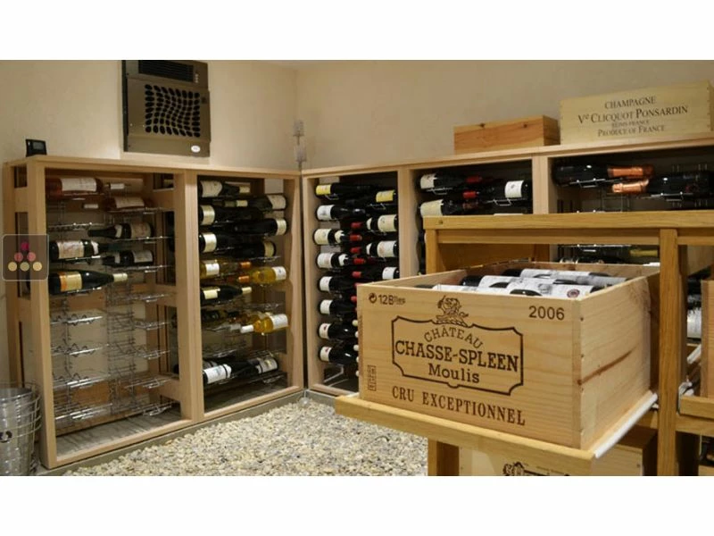 VISIORACK Meuble de rangement en bois de 16 bouteilles Magnum 4 VISIORACK Meuble de rangement en bois de 16 bouteilles Magnum – Image 2