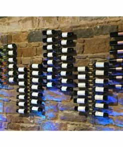 VISIORACK Support mural chromé de 16 bouteilles de 75cl en position horizontale -VISIORACK - magasin 3597 22386 800 600