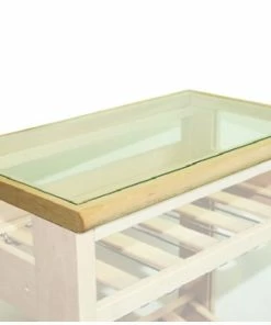 VISIORACK Tablette supérieure vitrée pour meuble Visiobois