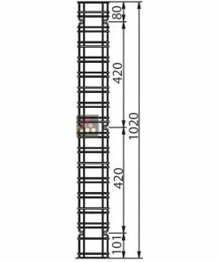 VISIORACK Support mural noir mat pour 24 bouteilles de 75cl - Mixte bouteilles horizontales/inclinées