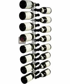 VISIORACK Lot de 10 supports muraux chromés de 16 bouteilles de 75cl -VISIORACK - magasin 3721 18958 800 600