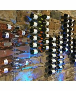 VISIORACK Lot de 10 supports muraux chromés de 16 bouteilles de 75cl -VISIORACK - magasin 3721 22389 800 600