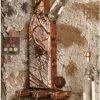 IT'S STONE Support mural 6 bouteilles en pierre et en bois -VISIORACK - magasin 3825 280 420