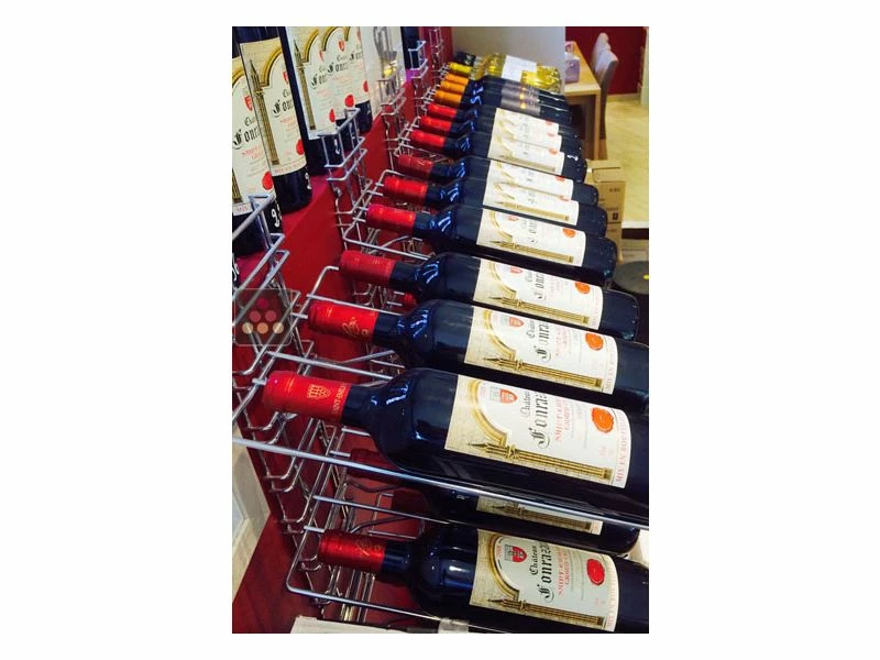 VISIORACK Support mural noir pour 36 bouteilles de 75cl - Bouteilles inclinées 5 VISIORACK Support mural noir pour 36 bouteilles de 75cl - Bouteilles inclinées – Image 3