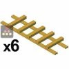 MODULOCUBE Lot de 6 Clayettes pour casiers modulaires en hêtre massif -VISIORACK - magasin 5409 280 420