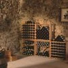 Ma Cave à Vin Lot de 15 casiers modulaires en hêtre massif pour 570 Bouteilles -VISIORACK - magasin 5417 23391 800 600
