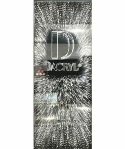 Ma Cave à Vin Panneau décoratif en verre de synthèse rétro-éclairé avec inscription personnalisée - Effet Mur Infini - Inclusions Bris de Verre