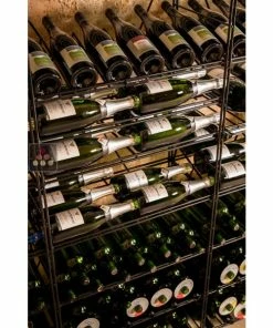 L'ATELIER du VIN Rangements modulaires métalliques pour 990 bouteilles - H220cm -VISIORACK - magasin 6291 27975 800 600
