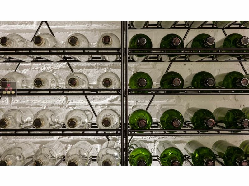 L'ATELIER du VIN Rangements modulaires métalliques pour 1190 bouteilles - H170cm 6 L'ATELIER du VIN Rangements modulaires métalliques pour 1190 bouteilles - H170cm – Image 4