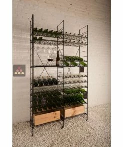 L'ATELIER du VIN Rangements modulaires métalliques pour 612 bouteilles - H220cm 9 L'ATELIER du VIN Rangements modulaires métalliques pour 612 bouteilles - H220cm -VISIORACK - magasin 6300 28031 800 600