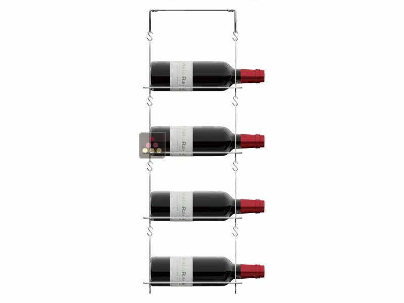 CHAIN MY WINE Support mural de 4 bouteilles de taille magnum 6 CHAIN MY WINE Support mural de 4 bouteilles de taille magnum – Image 4