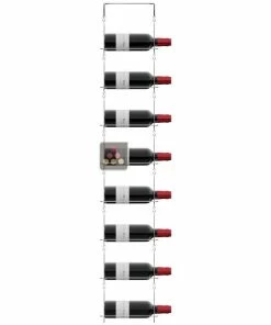 CHAIN MY WINE Support mural de 8 bouteilles de taille magnum