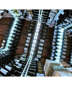 SOBRIO Support en plexiglas transparent pour mur et plafond pour 28 bouteilles