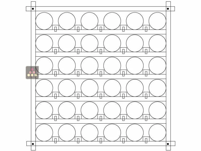 Ma Cave à Vin Lot de 18 casiers modulaires en hêtre massif pour 684 Bouteilles 7 Ma Cave à Vin Lot de 18 casiers modulaires en hêtre massif pour 684 Bouteilles – Image 5