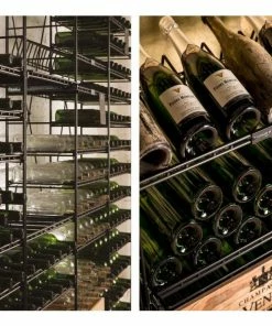 Ma Cave à Vin Aménagement de cave Bois et métal pour 986 bouteilles - Fabrication spécifique Marchand de Vin -VISIORACK - magasin 8402 37061 800 600