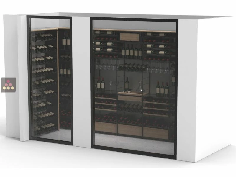 Ma Cave à Vin Aménagement de cave Bois et métal pour 667 bouteilles - Fabrication spécifique Essential System 4 Ma Cave à Vin Aménagement de cave Bois et métal pour 667 bouteilles - Fabrication spécifique Essential System – Image 2