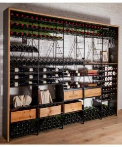 Ma Cave à Vin Aménagement de cave Bois et métal pour 667 bouteilles - Fabrication spécifique Essential System 9 Ma Cave à Vin Aménagement de cave Bois et métal pour 667 bouteilles - Fabrication spécifique Essential System -VISIORACK - magasin 8403 37069 800 600