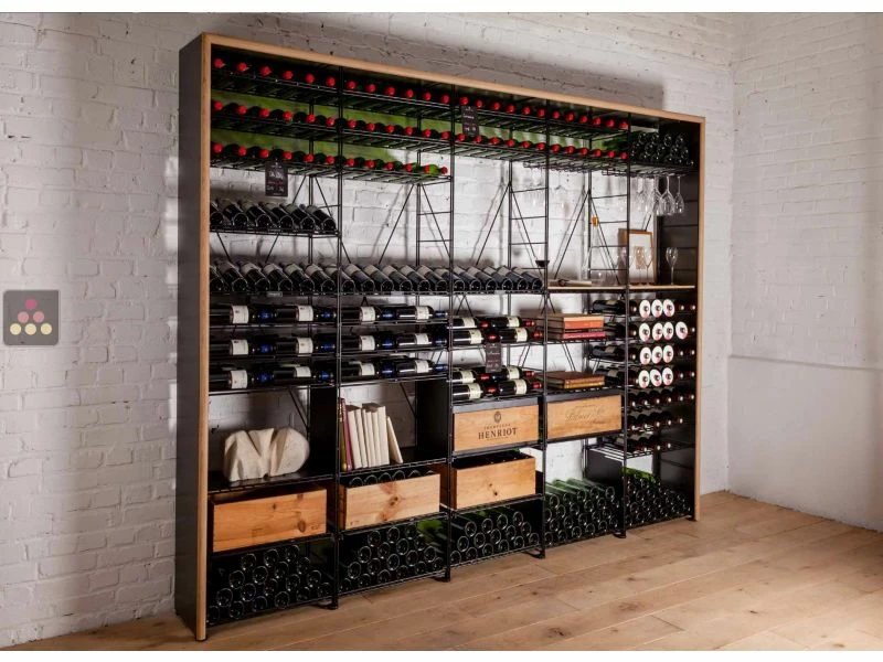 Ma Cave à Vin Aménagement de cave Bois et métal pour 667 bouteilles - Fabrication spécifique Essential System 6 Ma Cave à Vin Aménagement de cave Bois et métal pour 667 bouteilles - Fabrication spécifique Essential System – Image 4