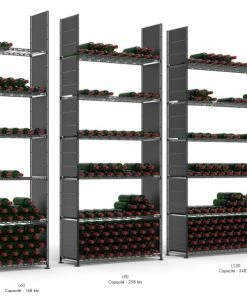 Ma Cave à Vin Aménagement Bois et métal pour caves de 15000 bouteilles - Fabrication spécifique -VISIORACK - magasin 8704 38418 800 600